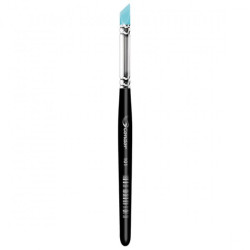 Pincel Modelador PONTA Borracha flexível cor azul turquesa.